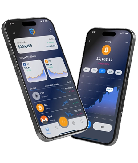 App Móvil de Trading de Aurora Cryptrade